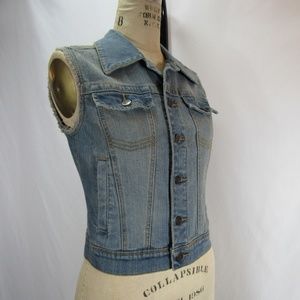 American Rag Denim Cotton Jean Vest Small
